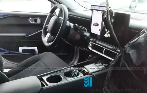 现代IONIQ 3量产版谍照首度公开 内饰布局引关注-3