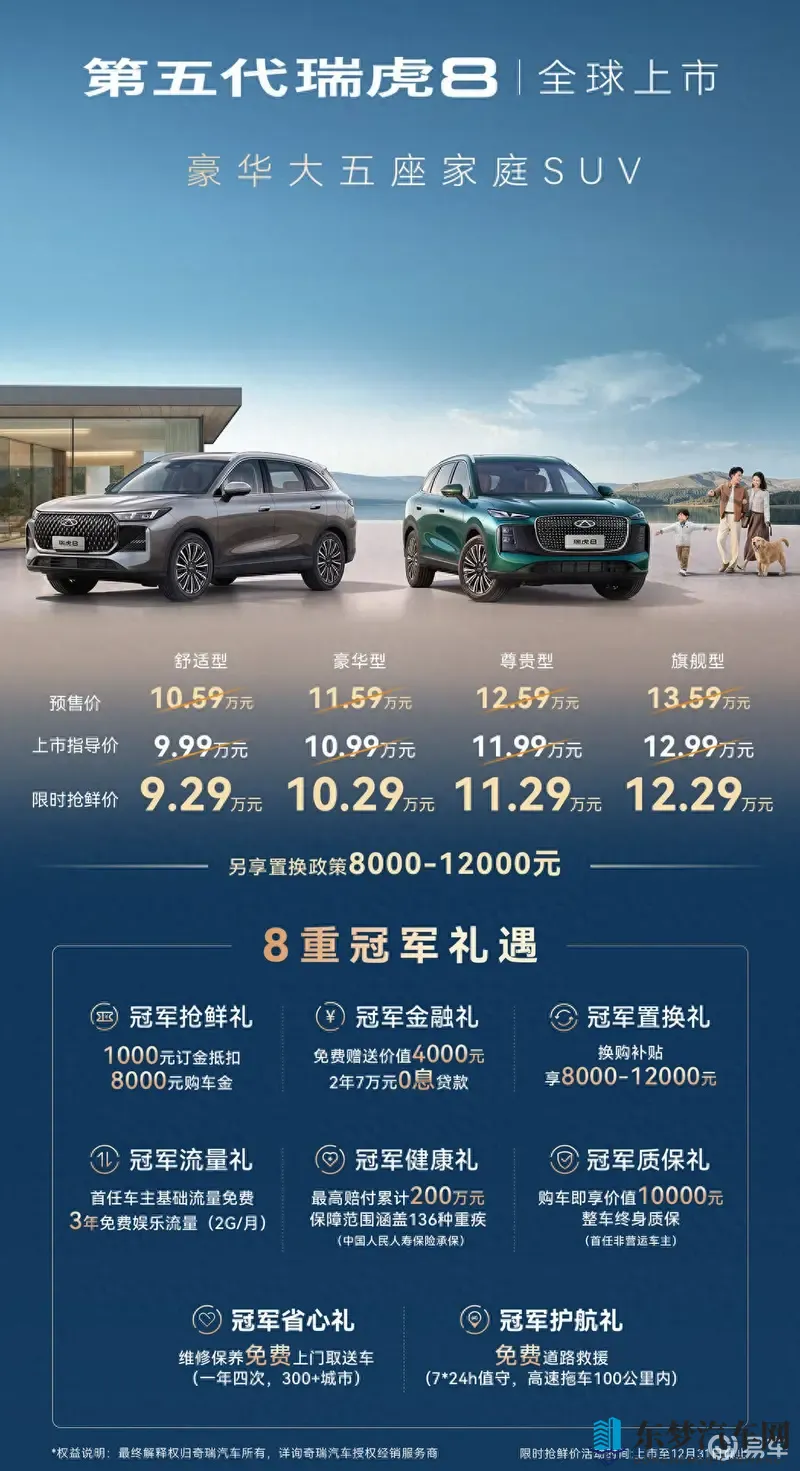 第五代瑞虎8正式上市:限时929万起售!-1