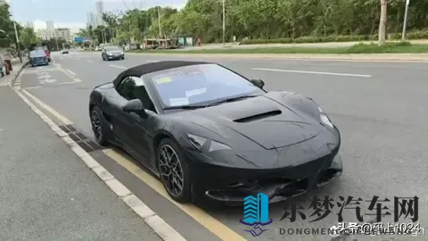比亚迪腾势Z敞篷版谍照曝光！或对标保时捷电动718？-2