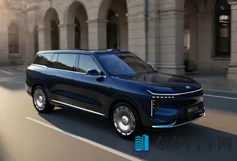 大6座SUV，智己LS9内饰官图发布，2+2+2布局，配冰箱+彩电+大沙发-3