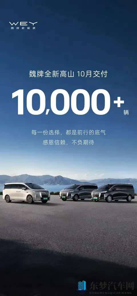 魏建军实话见效，魏牌10月销量同比猛增95%，高山反超腾势D9！-3