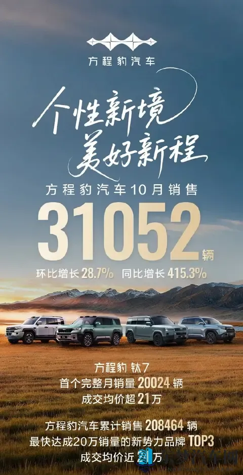 比亚迪10月销量破44万，国产车月销的历史新高！