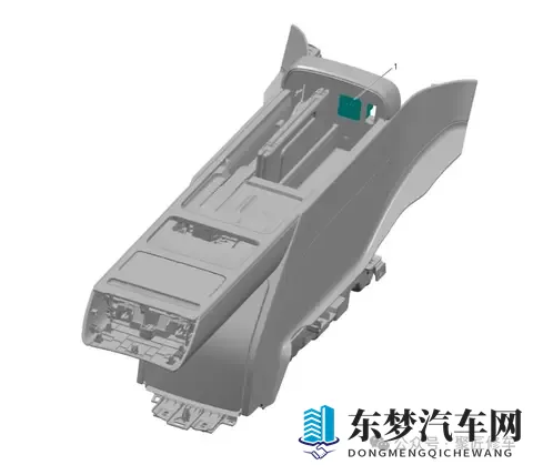 蔚来ET9车内放电功能,车内放电插座安装在二排扶手箱内-3