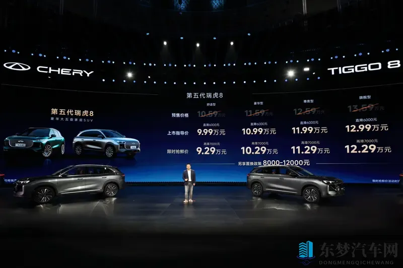 929万元起！第五代瑞虎8全球上市