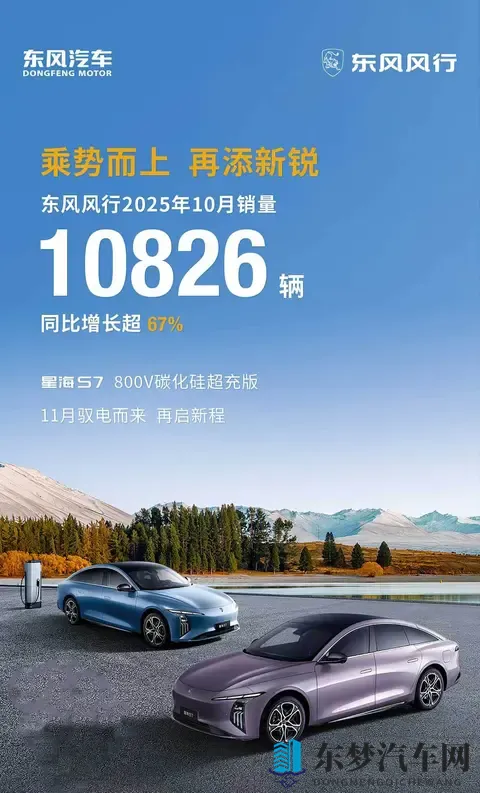 新款S7将在11月上市，东风风行10月份销量为10826辆-1