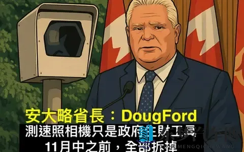 测速照相机只是生财机器，加拿大正在拆除-1
