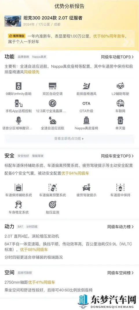 准新一手坦克300,18万多带你征服户外!-3