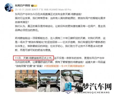 燃油车还在卖，智能座舱却上了鸿蒙，天籁这次玩得有点大-2