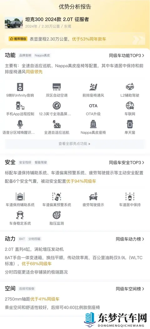 准新坦克300：20T征服者，黑色硬汉风，圆你越野梦-3