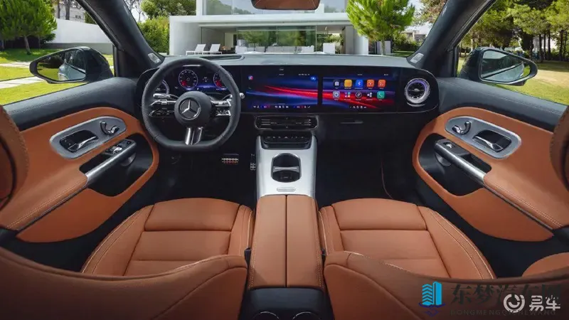 新奔驰GLB内饰官图，套娃设计无惊喜-1