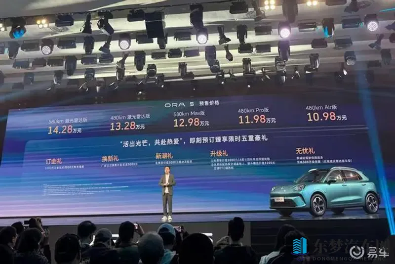 欧拉5开启预售，预售价1098万元起