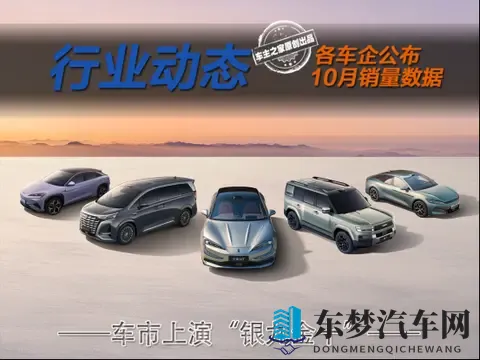 比亚迪月销破44万 10月车企销量上演“银九金十” ！-2