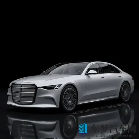 全新一代奔驰S级渲染图曝光 配备大尺寸盾牌式前格栅-3