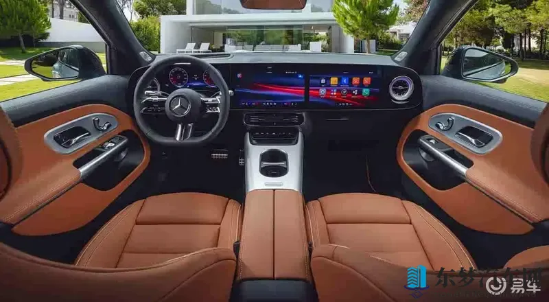 新奔驰GLB内饰曝光,星空顶+三联屏,酷炫升级-1