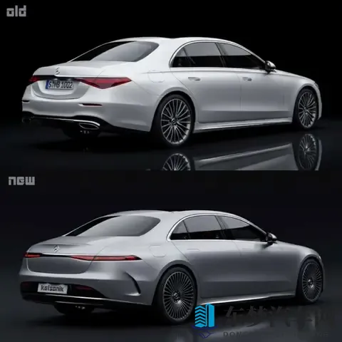 全新一代奔驰S级渲染图曝光 配备大尺寸盾牌式前格栅-1