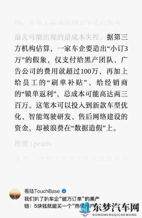 媒体称汽车刷3万订单需要300万元,汽车博主孙少军转发并详解方法-3
