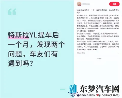 特斯拉车机现“连环call”bug？车主：一天给老板打12个，重启没用-2