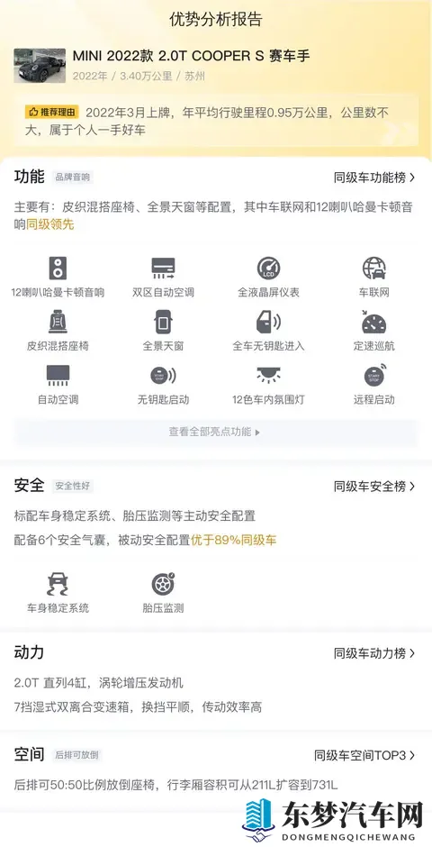 #二手车推荐#20万出头，体验MINI赛车手，感受卡丁车般的乐趣-3