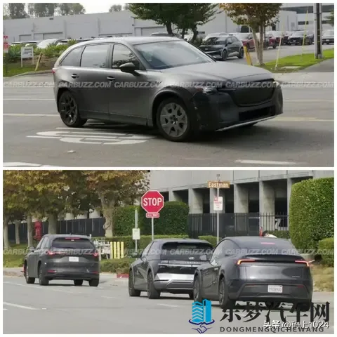 马自达电动SUV加州首曝！前轮位置都改了，剑指特斯拉Model Y！-3