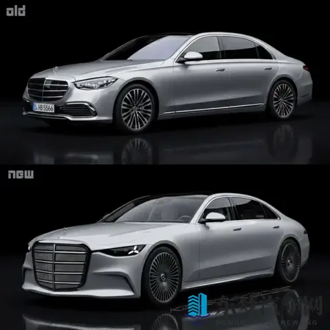 全新一代奔驰S级渲染图曝光 配备大尺寸盾牌式前格栅-2