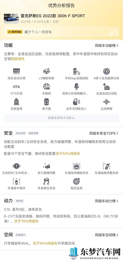 27万多拿下准新雷克萨斯ES300h F SPORT，蓝色“优雅绅士”-1