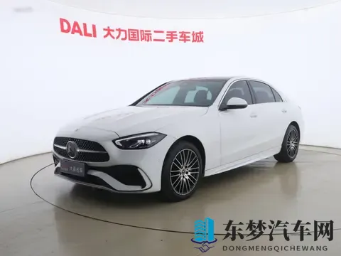 2万公里，一手白色奔驰C级，22万多体验豪华质感！-2