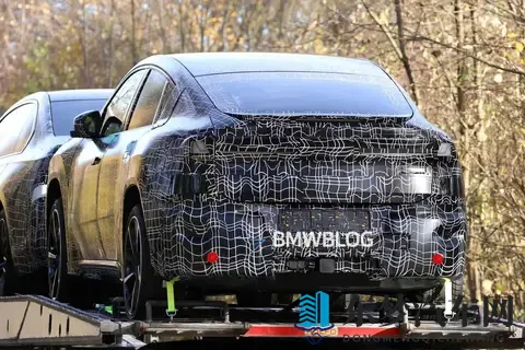 宝马第二款纯电轿跑SUV：iX4渲染图首曝，溜背造型、运动风格-3