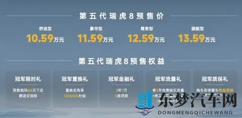 预售1059-1359万,全新瑞虎8尺寸_质感真正跨入中型SUV-1