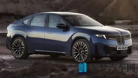 宝马第二款纯电轿跑SUV：iX4渲染图首曝，溜背造型、运动风格-1