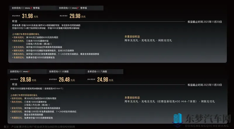 全新坦克400正式上市 2498万元起-1