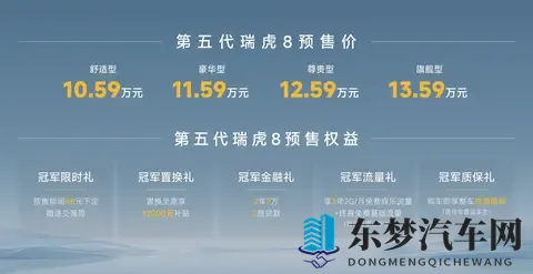 竟然要挑战自己的软肋，第五代瑞虎8开启预售-1