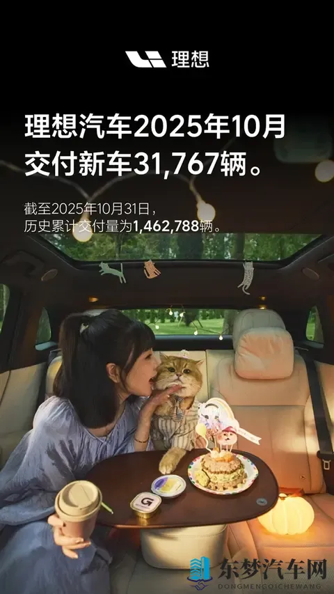 理想汽车10月交付31767辆-1