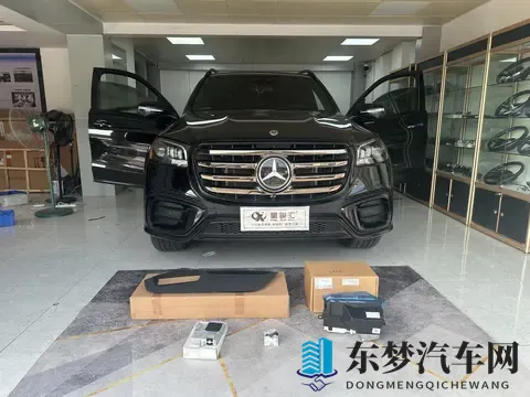奔驰新款GLS450加装原厂HUD抬头显示系统，多一个功能多一份保障