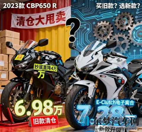 本田CBR650R价格风波 23款抄底直降4万 24款电子离合成抉择关键-1