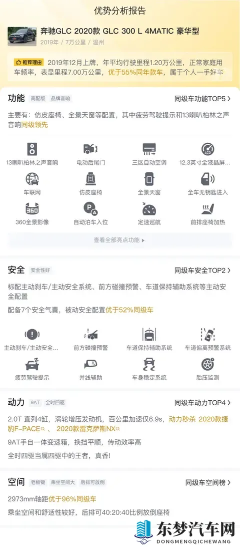 20万拿下豪华SUV，一手奔驰GLC香不香？-2