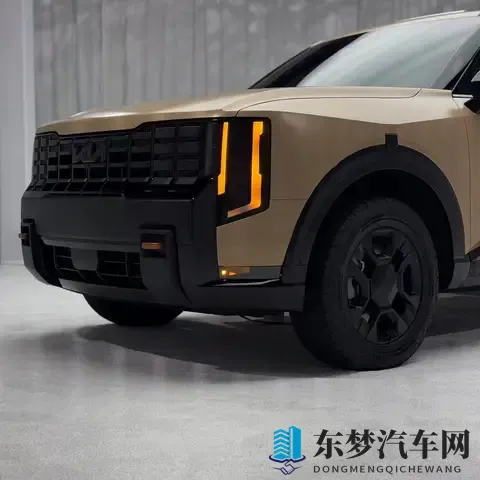 全新起亚Telluride实车亮相 气场不输路虎 提供混动版可选-1