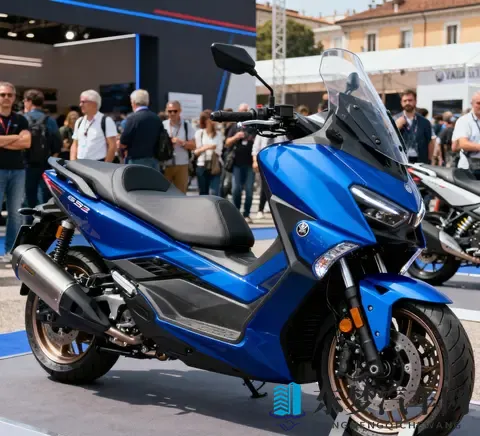 国产大排量踏板破局 升仕552G携550cc双缸亮相米兰 剑指雅马哈TMAX-1