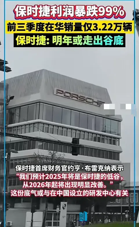 保时捷利润暴跌99%，在华销量狂跌！豪华车不香了？-1