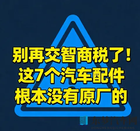 别再交智商税了！这7个汽车配件根本没有原厂的-1