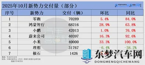 10月车市变“金十”：上汽夺冠、吉利首破30万 新势力杀疯理想掉队-2