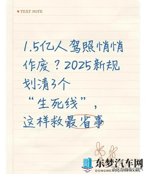 2025驾照新规，这样救回最省事-2