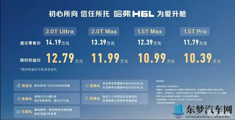 1039万起买大五座SUV，哈弗H6L正式上市-1