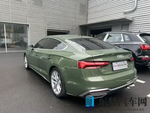 几个W就能拿下！22年奥迪A5，绿色外观回头率超高-2