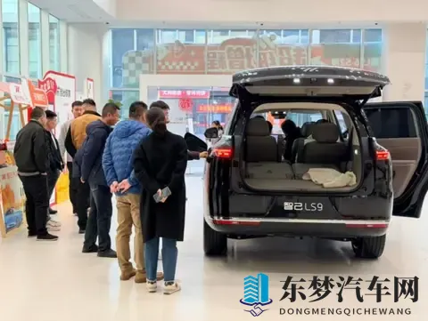 上汽旗舰智己LS9到店，销售直言光是维持秩序就已拼尽全力-2