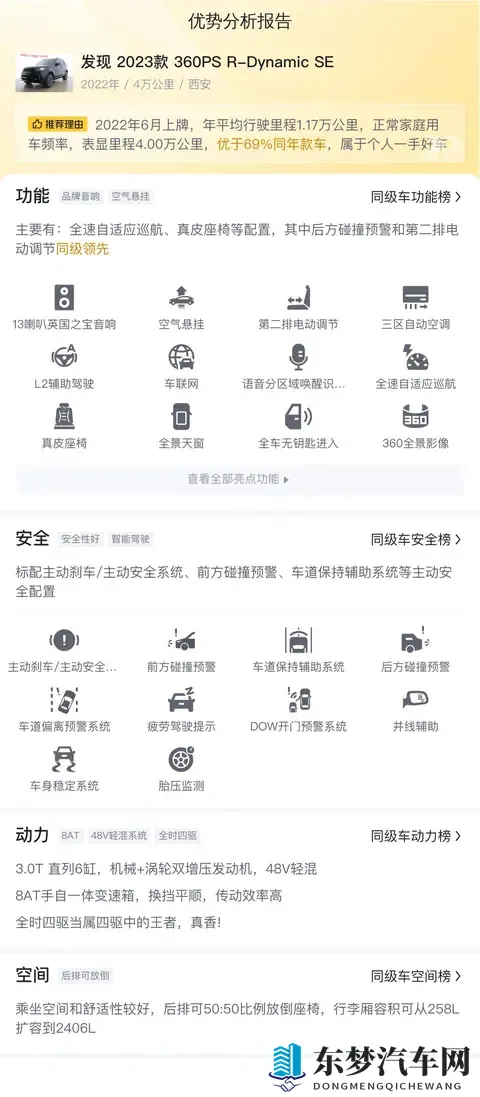 一手准新路虎发现：23款R-Dynamic SE，4万公里值不值？-1