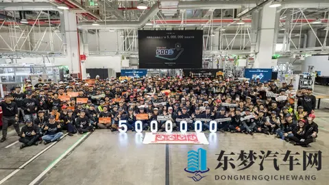 特斯拉上海工厂第500万个电池包下线 安全远超行业标准-1