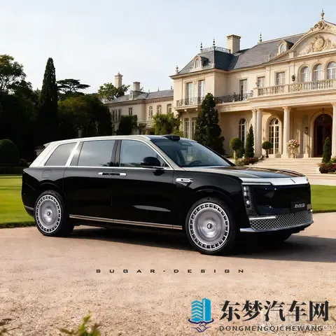 尊界SUV M900渲染图曝光：车身超55米 对开门设计